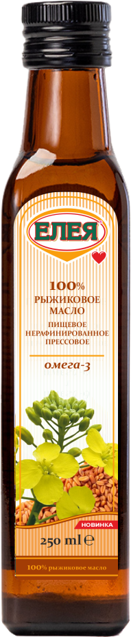 Рыжиковое масло «ЕЛЕЯ» холодного отжима