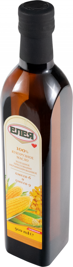 Кукурузное масло «ЕЛЕЯ» холодного отжима нерафинированное,