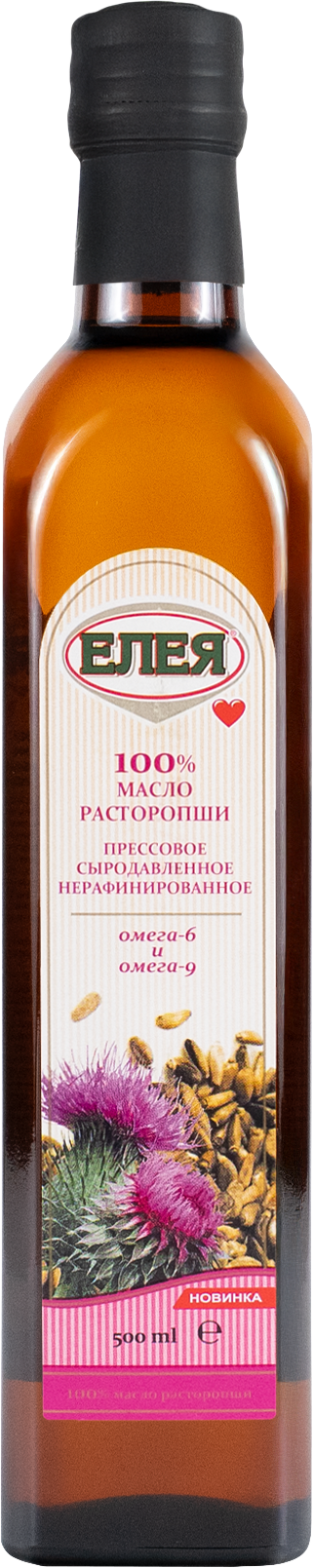 Масло расторопши «ЕЛЕЯ» холодного отжима нерафинированное,