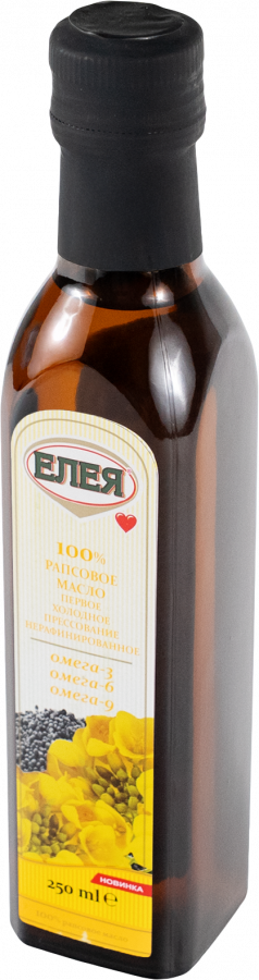 Рапсовое масло «ЕЛЕЯ» холодного отжима, нерафинированное