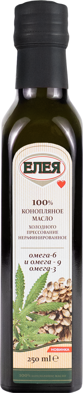 Конопляное масло «ЕЛЕЯ» холодного отжима Стекло 250 мл да Нерафинированное Конопляное масло «ЕЛЕЯ» холодного отжима нерафинированное,